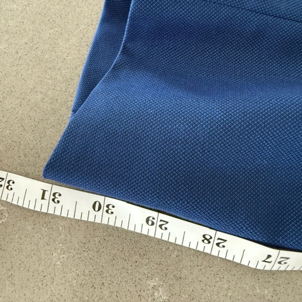 Hart Schaffner Marx Blazer Mens 52R 100% Wool Regular Fit Sports Coat Royal Blue